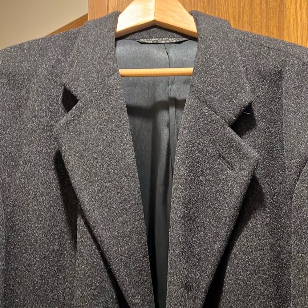 Lined full length Wool coat